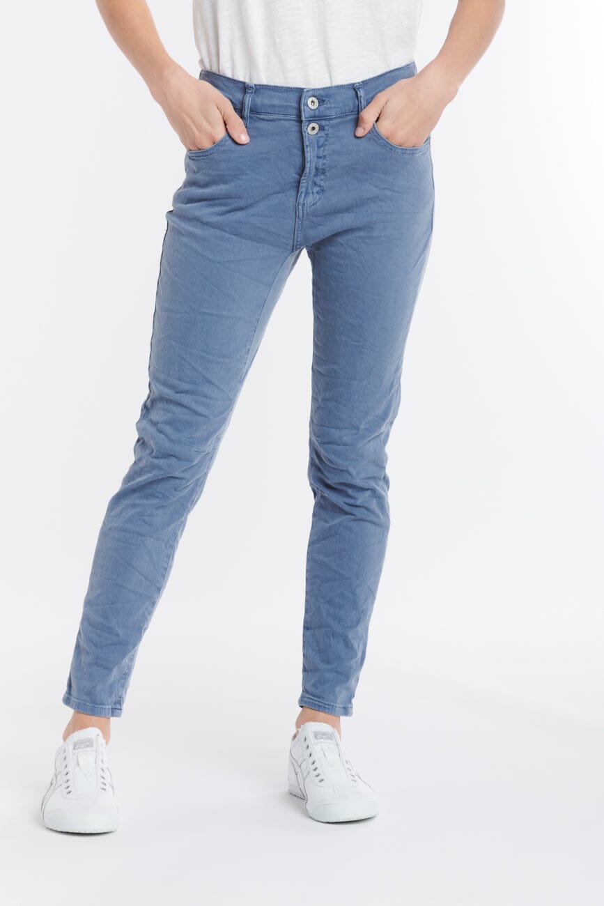 ITALIAN STAR Emma Stretch Jeans - Bluestone JEANS - Zabecca Living