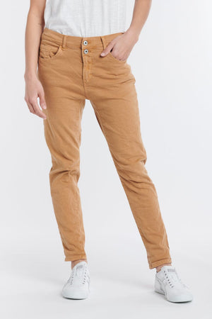 ITALIAN STAR Emma Stretch Jeans - Camello JEANS - Zabecca Living