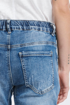 ITALIAN STAR Emma Stretch Jeans - Denim JEANS - Zabecca Living