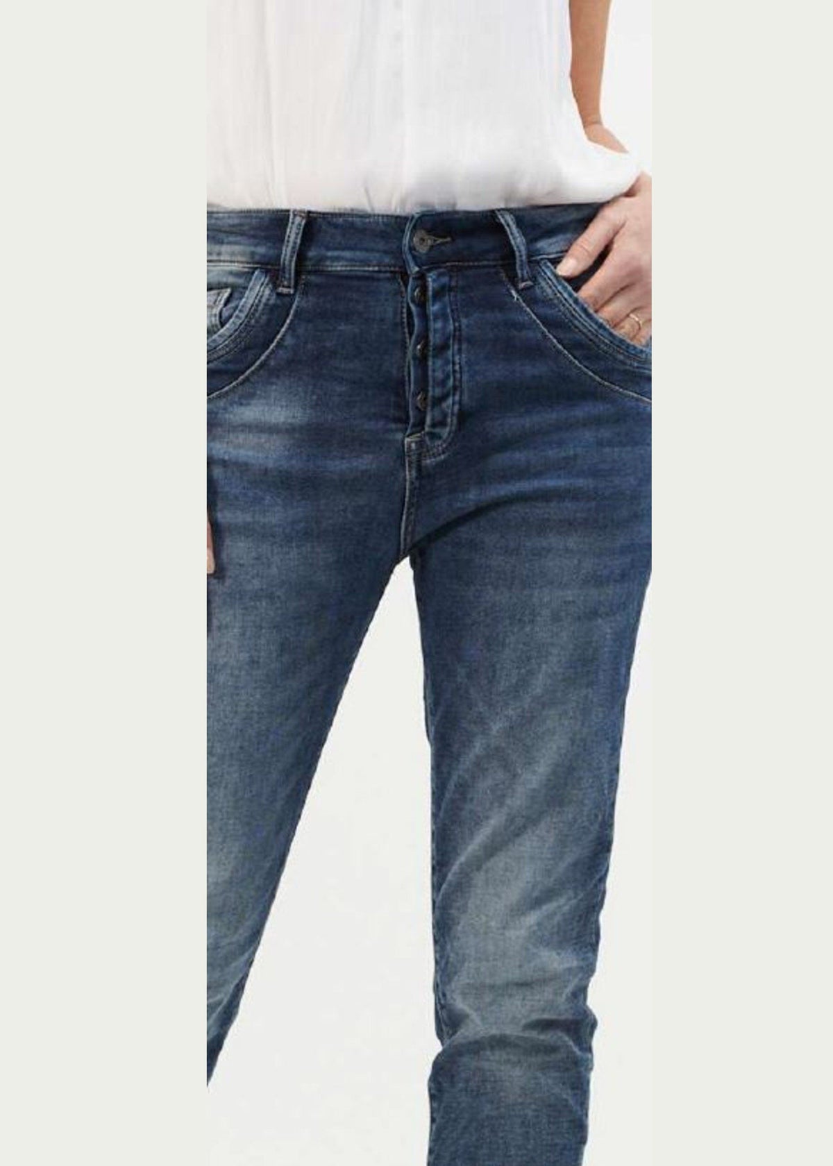 ITALIAN STAR Harper Pocket Detail Jean JEANS - Zabecca Living