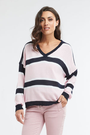 ITALIAN STAR Ivy Knit - Pink Jumpers + Knitwear - Zabecca Living