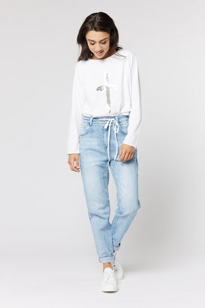 ITALIAN STAR Legend Jean - Light Wash JEANS - Zabecca Living