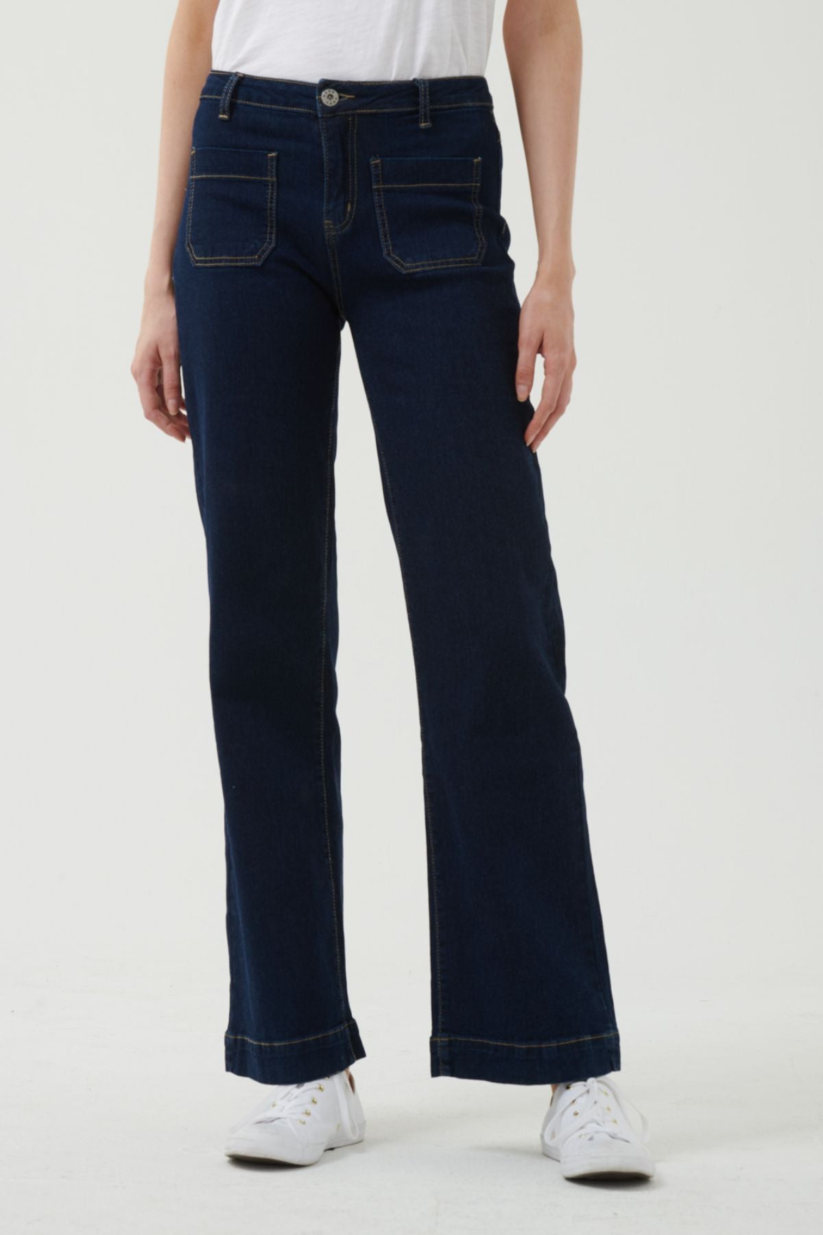 ITALIAN STAR Macey Jeans - Dark Wash JEANS - Zabecca Living