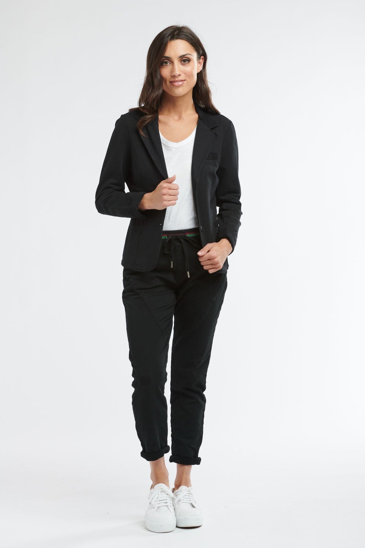 ITALIAN STAR Maha Blazer - Black Jackets + Coats - Zabecca Living