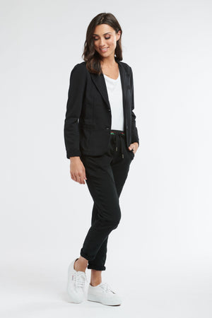 ITALIAN STAR Maha Blazer - Black Jackets + Coats - Zabecca Living