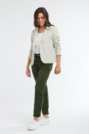 ITALIAN STAR Maha Blazer - Burro Jackets + Coats - Zabecca Living