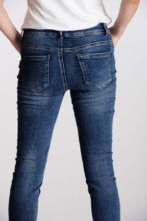 ITALIAN STAR New Classic Button Jeans - Denim JEANS - Zabecca Living
