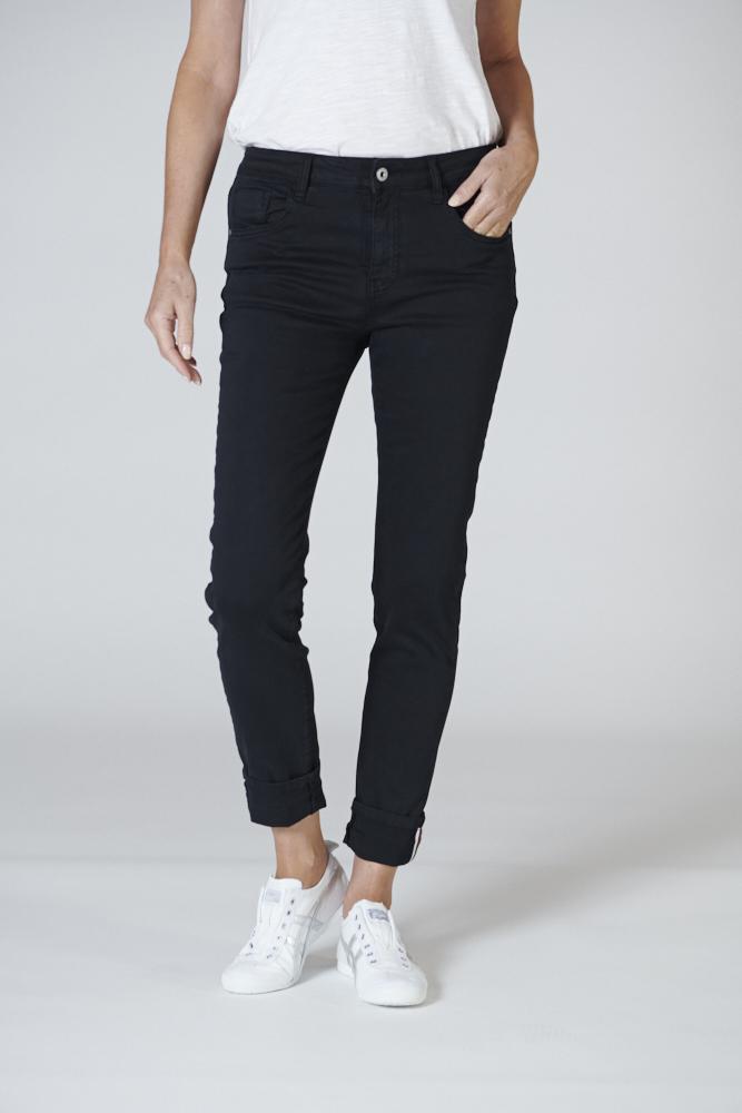ITALIAN STAR Polo Jean - Black PANTS - Zabecca Living