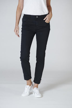 ITALIAN STAR Polo Jean - Black PANTS - Zabecca Living