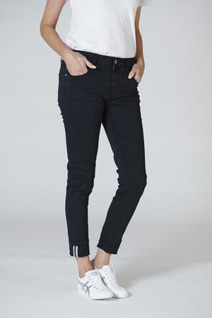 ITALIAN STAR Polo Jean - Black PANTS - Zabecca Living