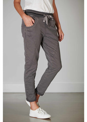 ITALIAN STAR Ralph Jogger Jeans - Coal JEANS - Zabecca Living