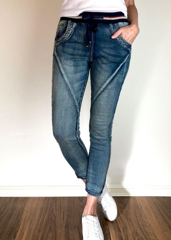 ITALIAN STAR Ralph Jogger Jeans - Denim JEANS - Zabecca Living