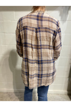 ITALIAN STAR Rodeo Shirt - Cammello Shirts & Blouses - Zabecca Living