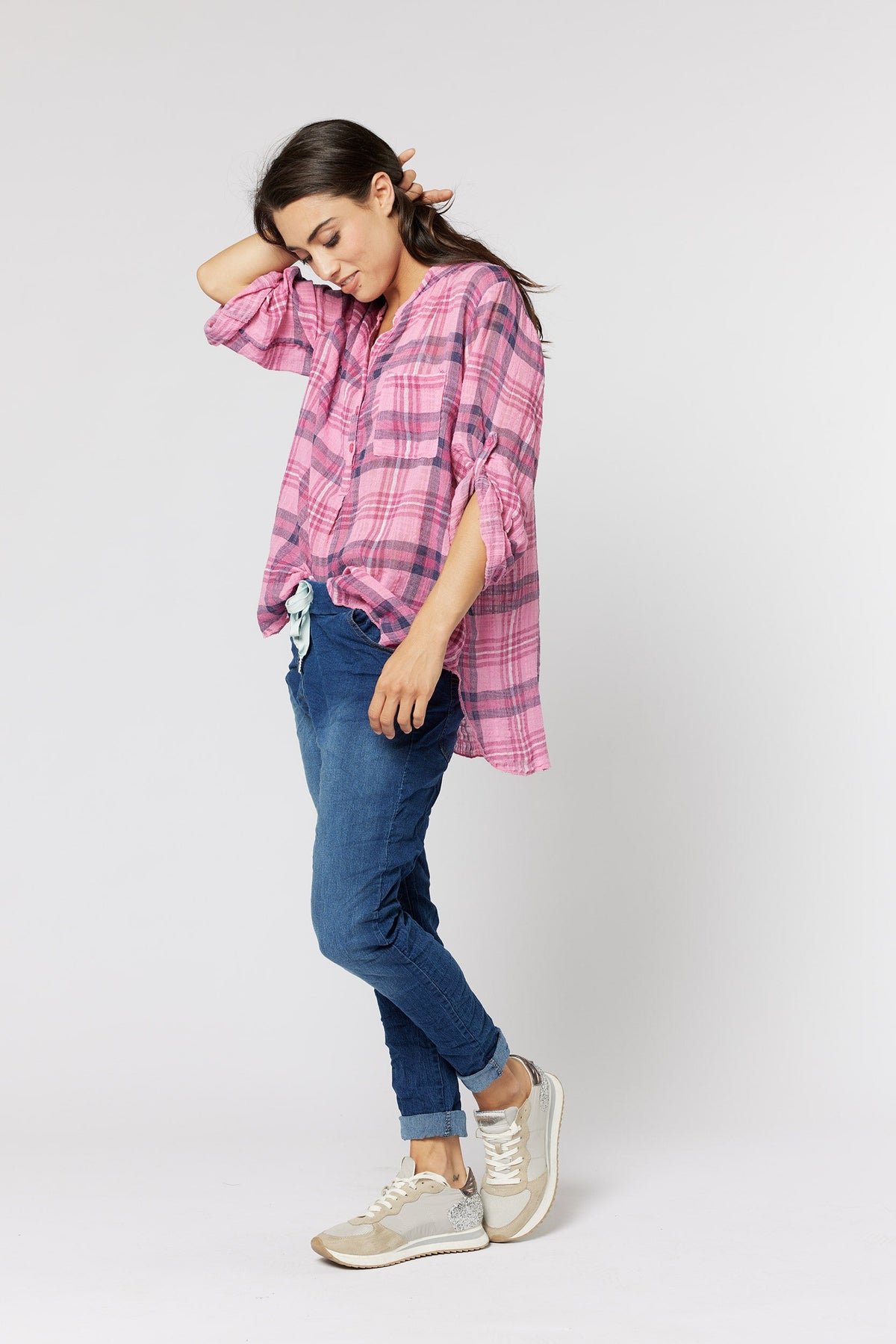 ITALIAN STAR Rodeo Shirt - Fuxia Shirts & Blouses - Zabecca Living