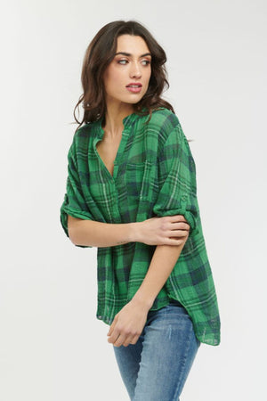 ITALIAN STAR Rodeo Shirt - Gucci Green Shirts & Blouses - Zabecca Living