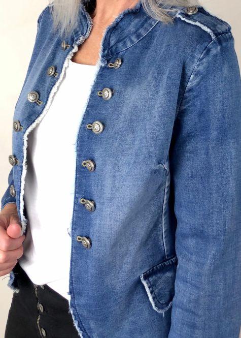 ITALIAN STAR Soldier Jacket - Denim Jacket - Zabecca Living
