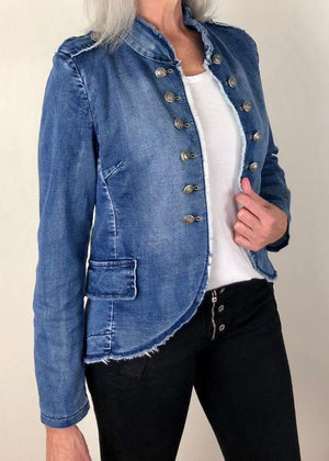 ITALIAN STAR Soldier Jacket - Denim Jacket - Zabecca Living