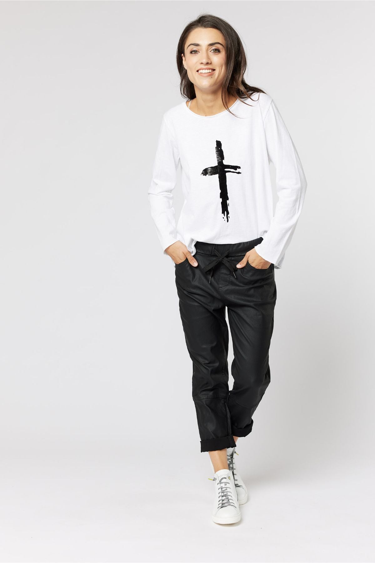 ITALIAN STAR Suzi Jogger - Black JEANS - Zabecca Living