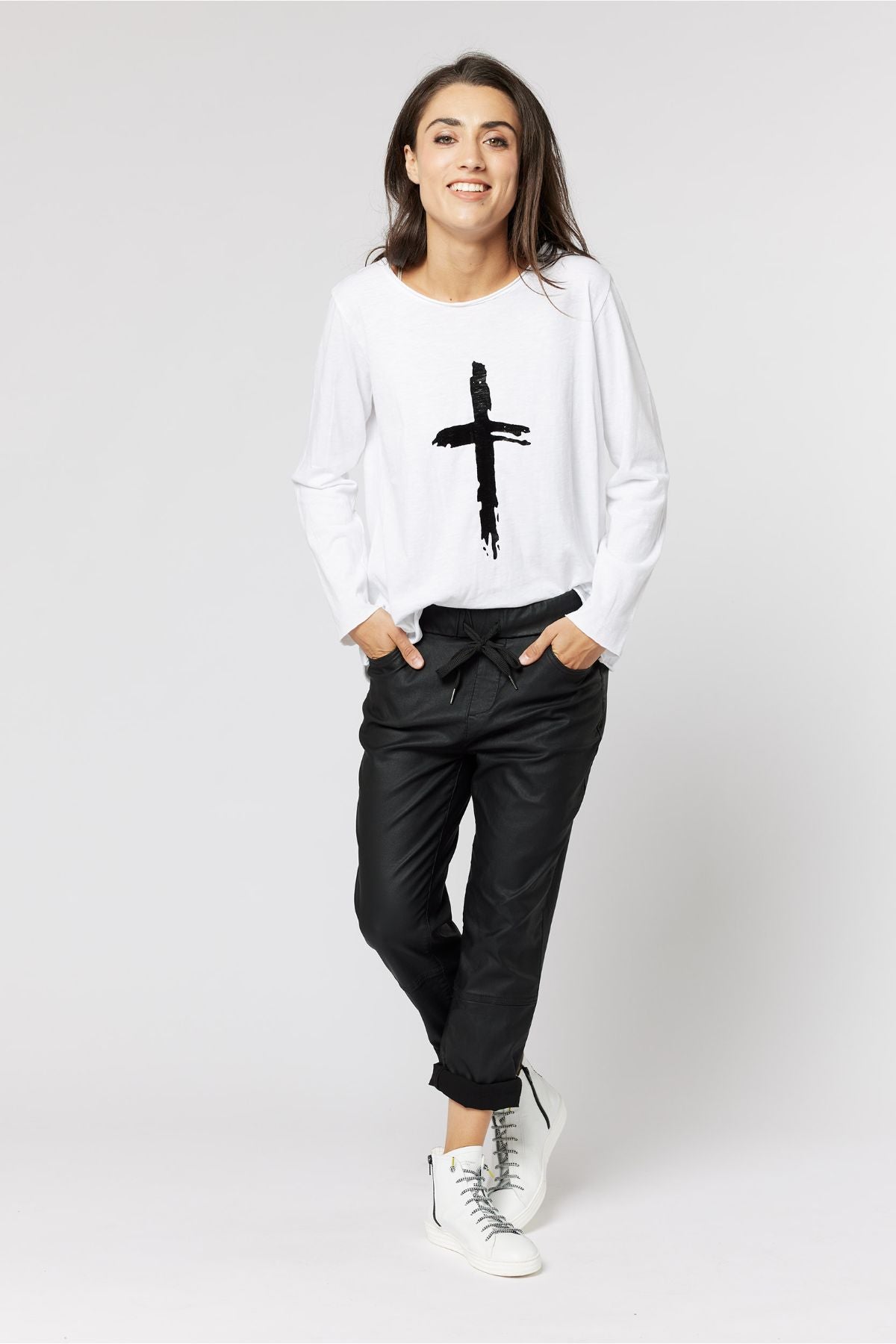 ITALIAN STAR Suzi Jogger - Black JEANS - Zabecca Living