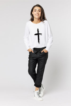 ITALIAN STAR Suzi Jogger - Black JEANS - Zabecca Living