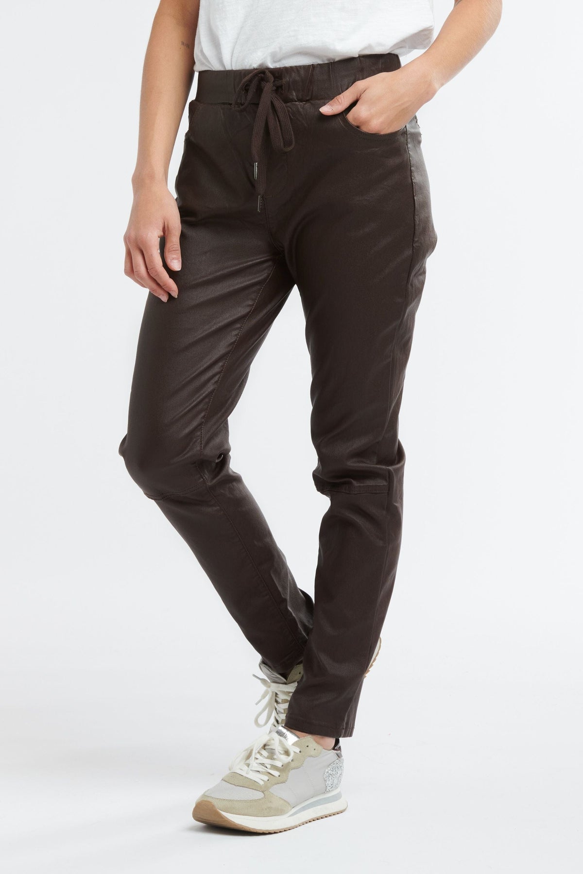 ITALIAN STAR Suzi Jogger - Chocolate JOGGER - Zabecca Living