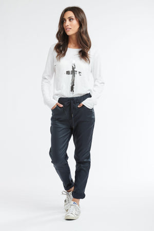 ITALIAN STAR Suzi Jogger - Navy JOGGER - Zabecca Living