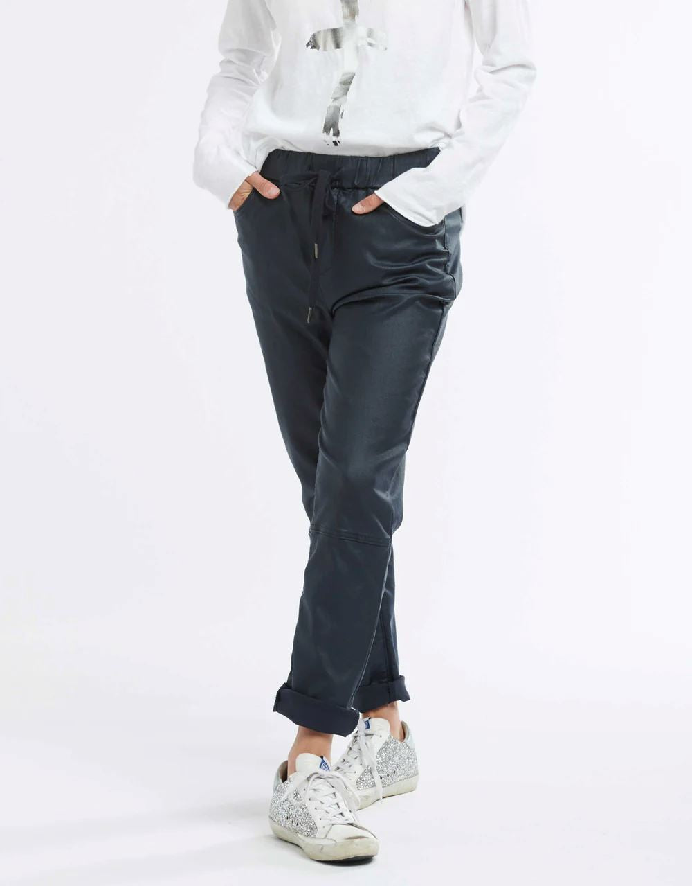 ITALIAN STAR Suzi Jogger - Navy JOGGER - Zabecca Living