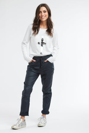 ITALIAN STAR Suzi Jogger - Navy JOGGER - Zabecca Living