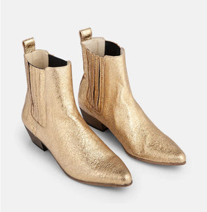 IVYLEE COPENHAGEN Bailey Cracked Metal - Gold FOOTWEAR - Zabecca Living