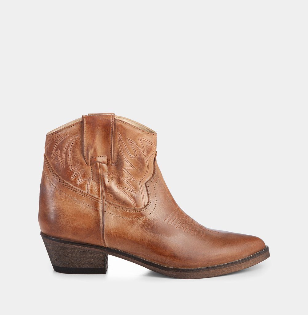IVYLEE COPENHAGEN Madox Escuvado Boots - Dark Tan Shoe - Zabecca Living