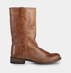 IVYLEE COPENHAGEN Simone Escuvado Boots - Dark Tan FOOTWEAR - Zabecca Living
