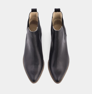 IVYLEE COPENHAGEN Stella Anilin - Black with Antique Sole FOOTWEAR - Zabecca Living