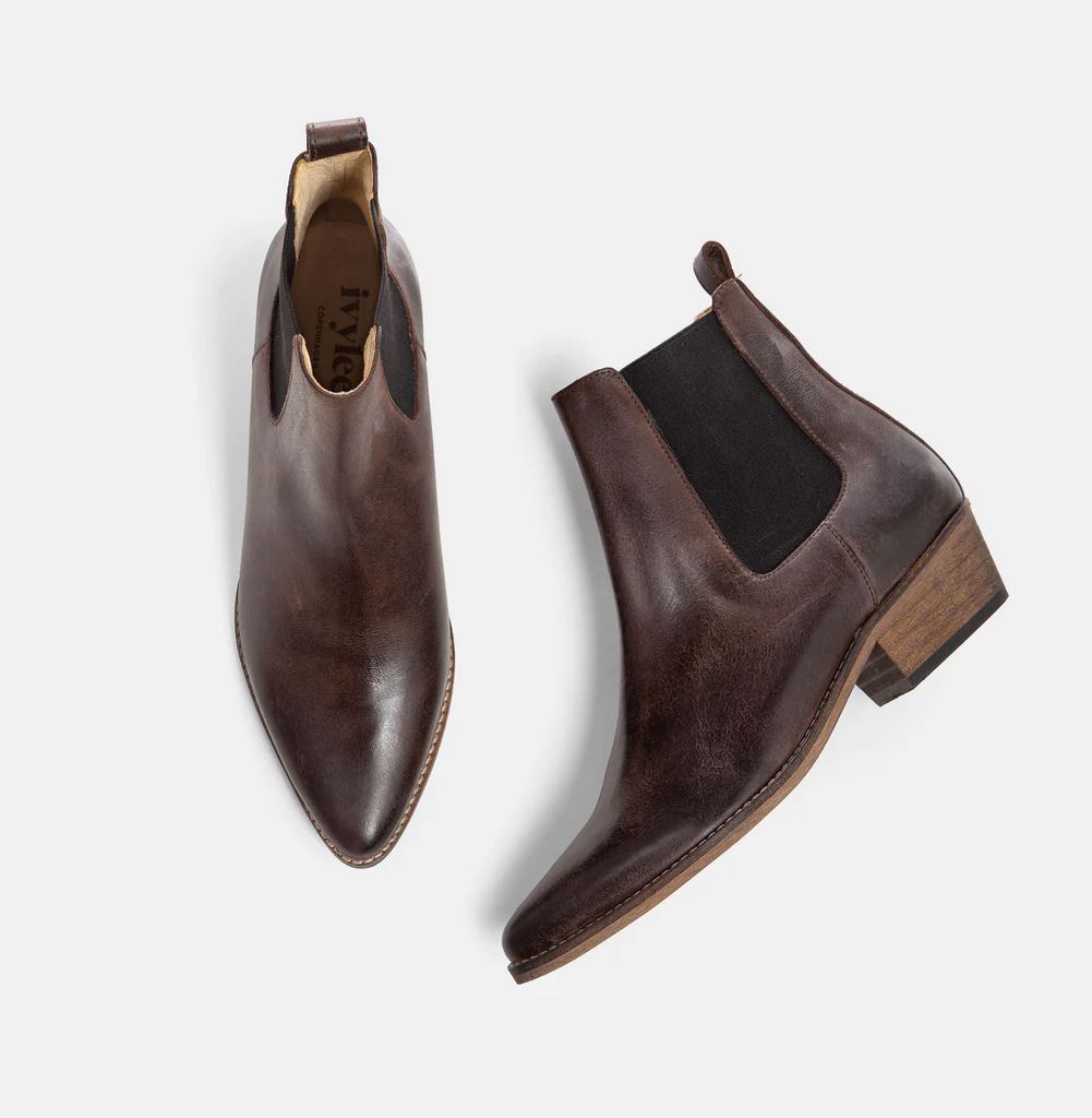 IVYLEE COPENHAGEN Stella Escuvado Boots - Dark Brown FOOTWEAR - Zabecca Living