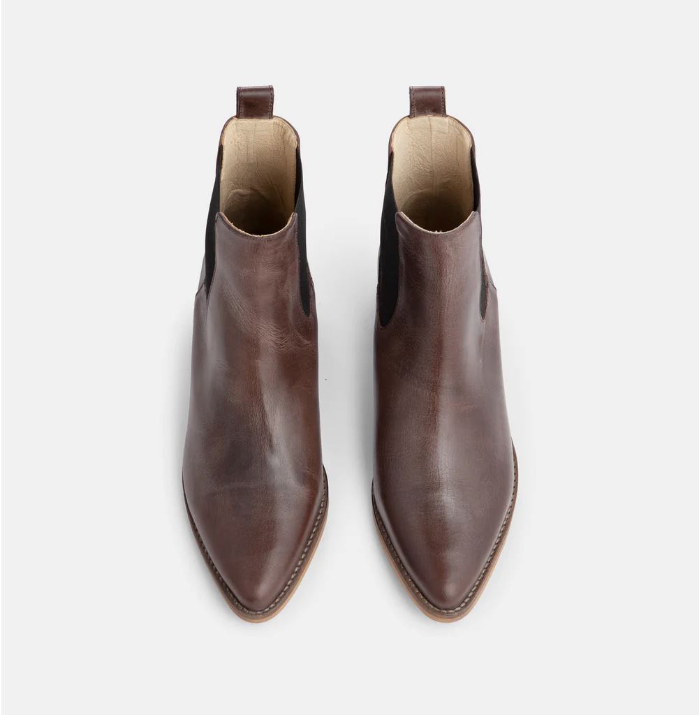 IVYLEE COPENHAGEN Stella Escuvado Boots - Dark Brown FOOTWEAR - Zabecca Living