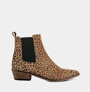 IVYLEE COPENHAGEN Stella Printed Split - Leopard Beige FOOTWEAR - Zabecca Living