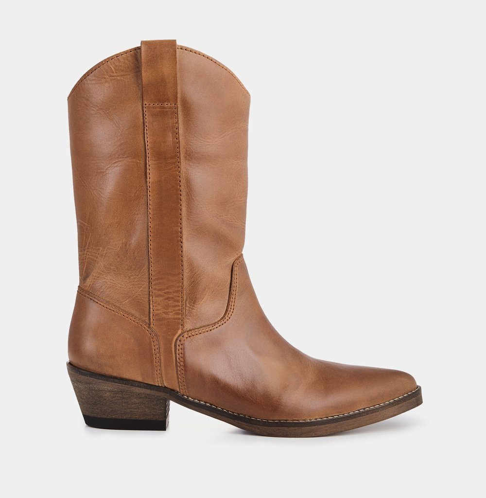 IVYLEE COPENHAGEN Tracy Escuvado Boots - Dark Tan Shoe - Zabecca Living