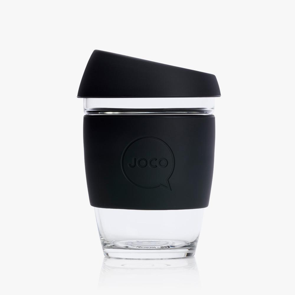 JOCO Reusable Cup - 12oz Black Cup - Zabecca Living