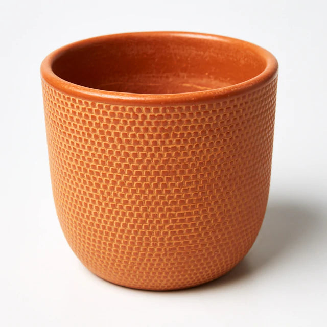 JONES & CO Tweed Pot - Tabacco POT - Zabecca Living