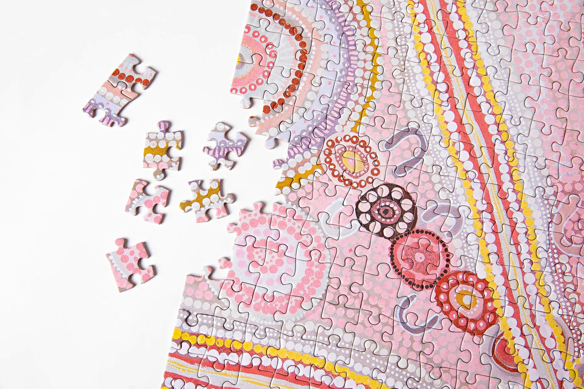 JOURNEY OF SOMETHING 1000 Piece Glitter Puzzle - Journey Home Puzzle - Zabecca Living