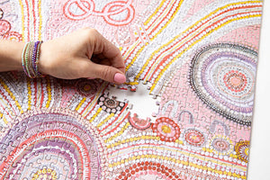JOURNEY OF SOMETHING 1000 Piece Glitter Puzzle - Journey Home Puzzle - Zabecca Living