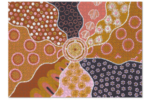 JOURNEY OF SOMETHING 1000 Piece Puzzle - Desert Flower Puzzle - Zabecca Living