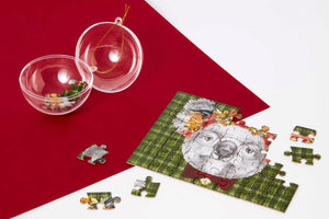 JOURNEY OF SOMETHING 42 Piece Puzzle In Christmas Tree Ornament Puzzle - Zabecca Living