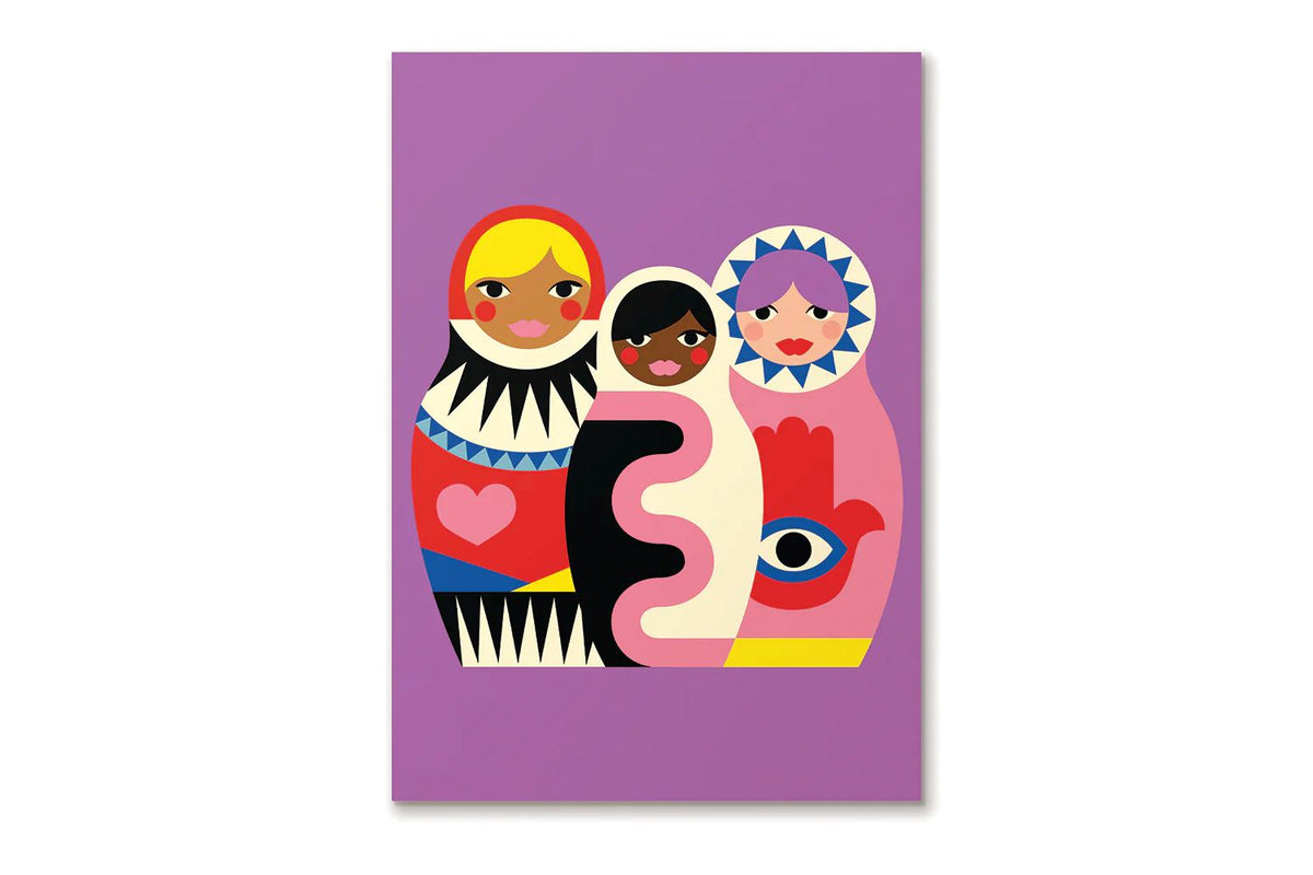 JOURNEY OF SOMETHING Kids Paint By Numbers Kit - Babushkas GAME - Zabecca Living