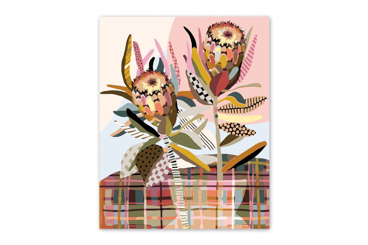 JOURNEY OF SOMETHING Paint By Numbers - Two Proteas GAME - Zabecca Living