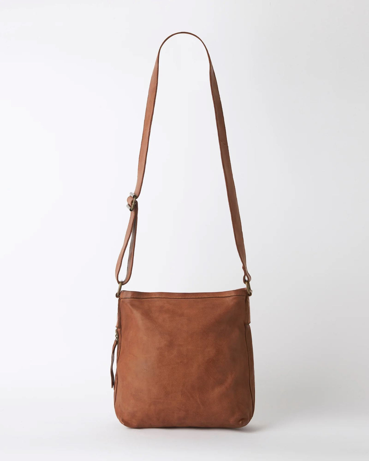 JUJU & CO Classic Slouchy - Cognac bag - Zabecca Living
