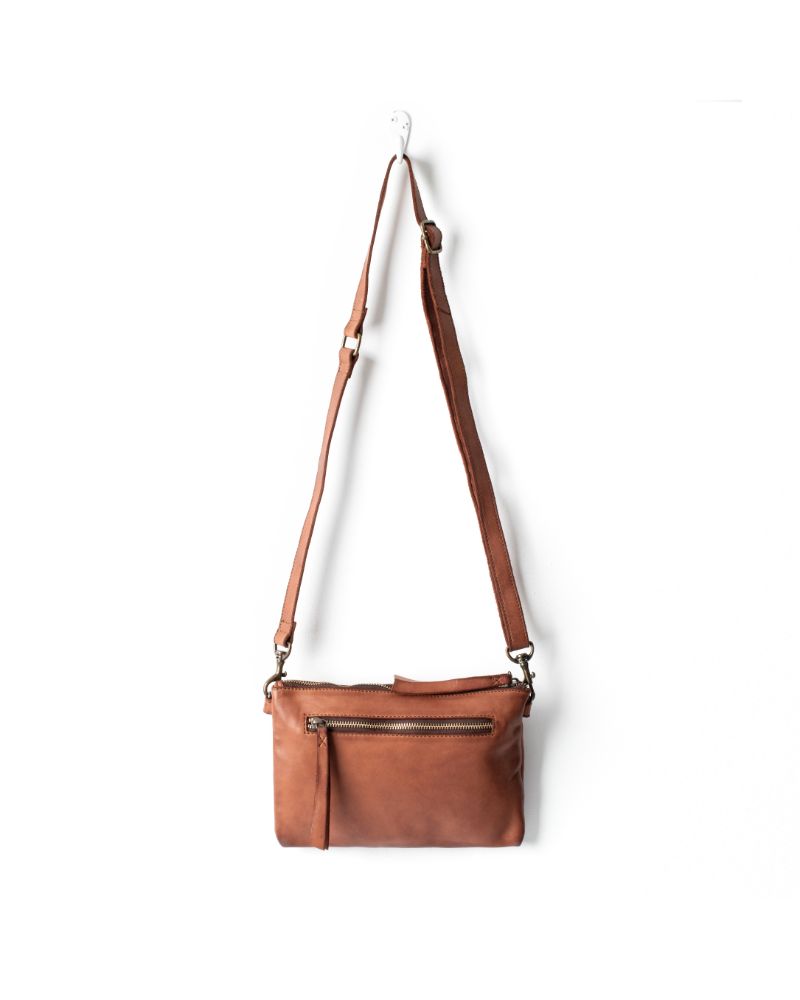 JUJU & CO Monterey Cross Body Small - Cognac bag - Zabecca Living