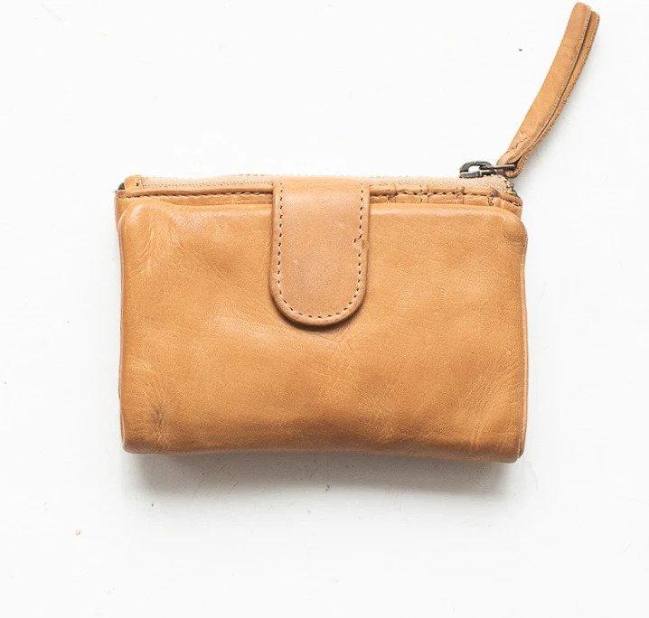 JUJU & CO Small Capri Wallet - Natural Leather WALLET - Zabecca Living
