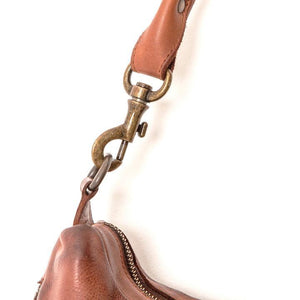 JUJU & CO Small Leather Slouchy - Cognac bag - Zabecca Living