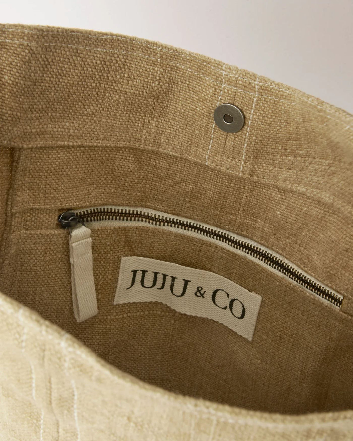 JUJU & CO Sunday Slouchy - Natural bag - Zabecca Living