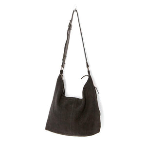 JUJU & CO Urban Jute Slouchy - Black bag - Zabecca Living
